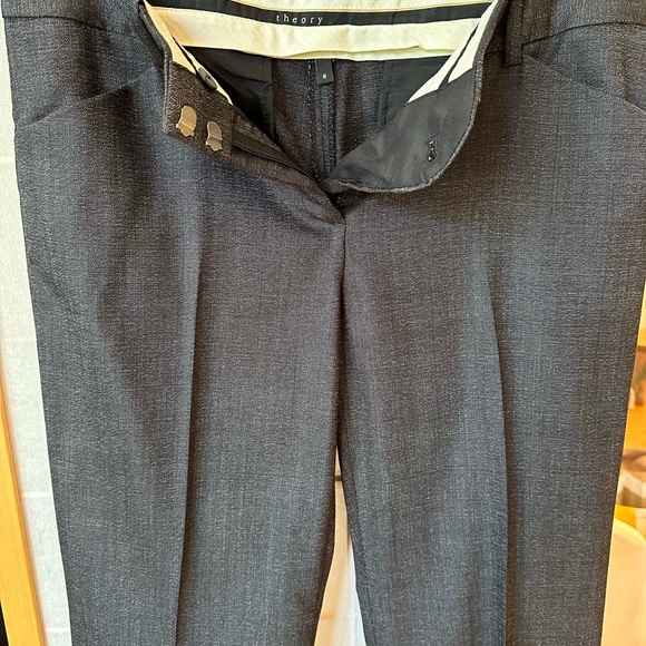 THEORY SOFT WOOL SLACKS. - Picture 6 of 7